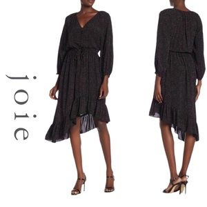 NWT Joie Polka Dot Hearts Alithea Dress Size M